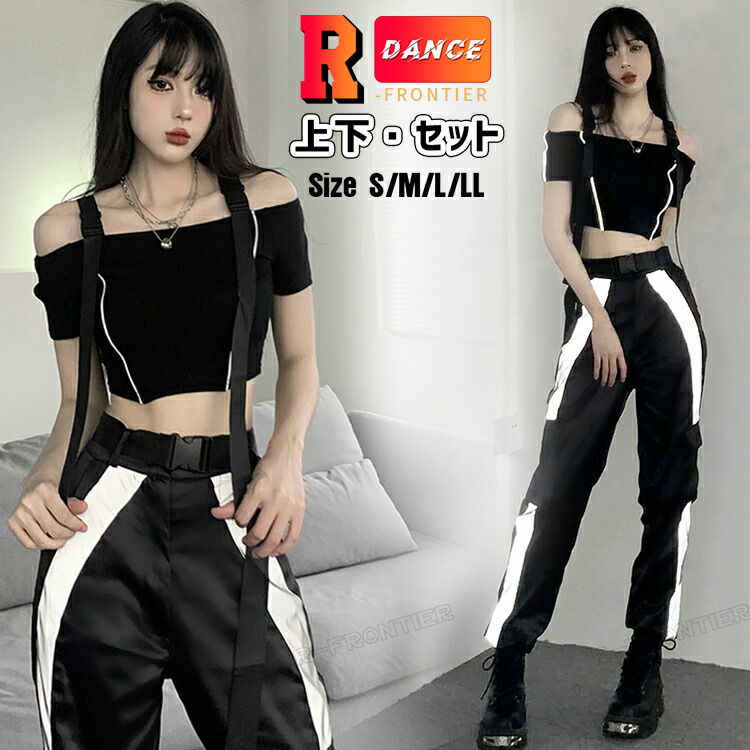 黒 ダンス スーツ 韓国 K-POP 大人衣装 レディース ショート丈 ジャケット チーム へそ出し 子ども ダンス衣装 SS S M L LL かっこいい黒 ダンス スーツ 韓国 K-POP スポー